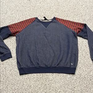 Marc by Marc Jacobs Men's Casual Sweater Sz S Blue Red Stripe Heathered
